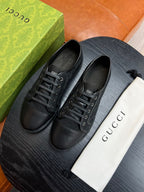 Beige Canvas Monogram Low-Top - Men's