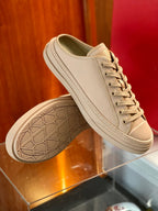 Roter Canvas-Monogramm-Rückenfrei – Herren