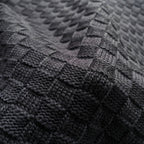 Black Knit Textured Long-Sleeve - Men's