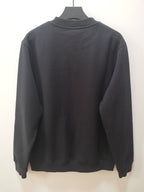 Blue Cotton Logo Crewneck - Men's