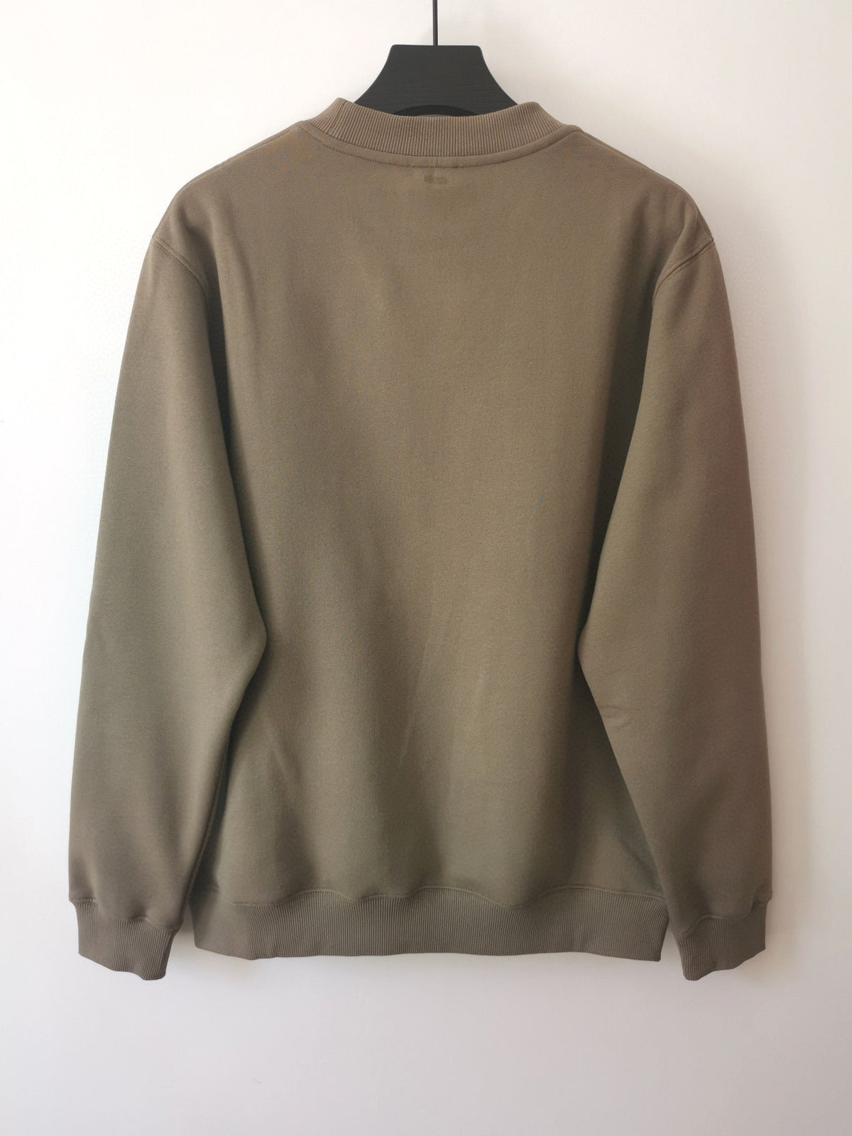 Blue Cotton Logo Crewneck - Men's