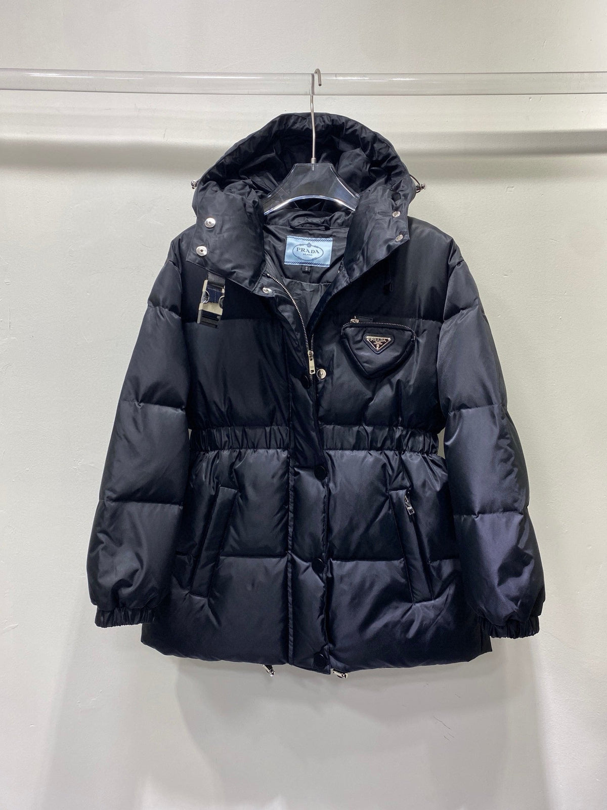 Black Puffer Jacket - Men's