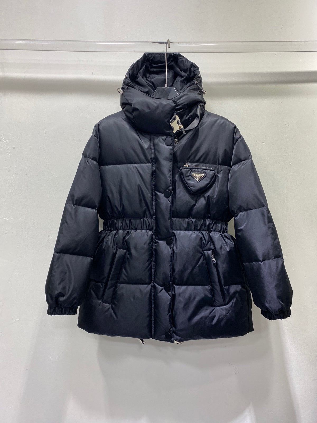 Black Puffer Jacket - Men's