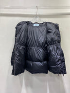 Schwarze Steppjacke – Herren