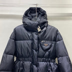 Schwarze Steppjacke – Herren