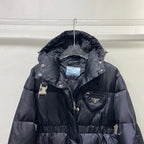Schwarze Steppjacke – Herren