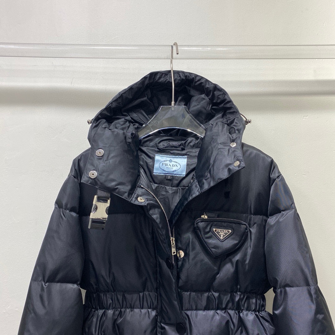 Schwarze Steppjacke – Herren
