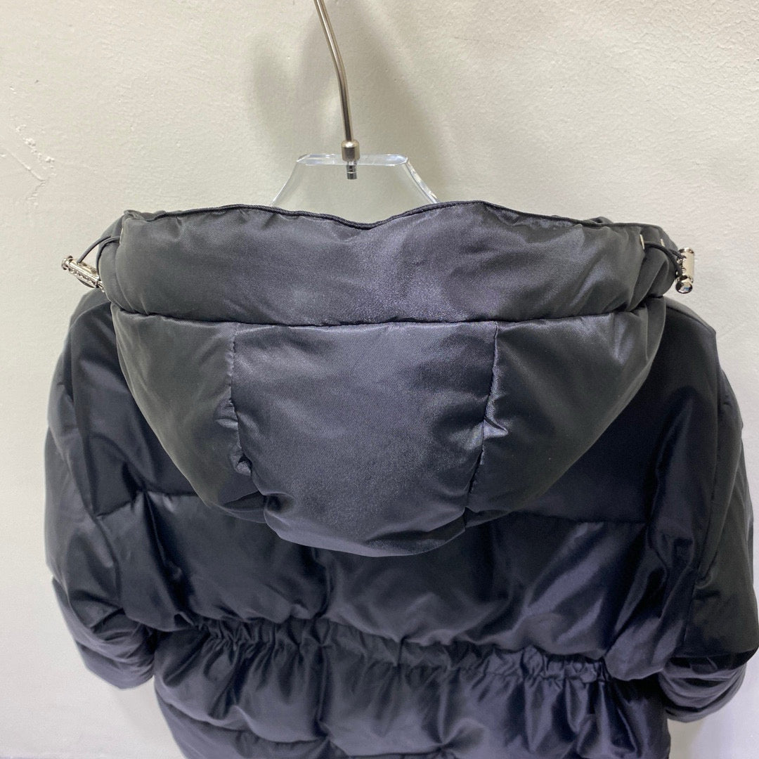 Schwarze Steppjacke – Herren