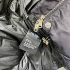 Schwarze Steppjacke – Herren
