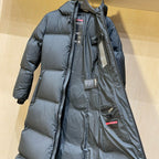 Daunenjacke in Weiß und Grau – Damen