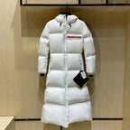 Daunenjacke in Weiß und Grau – Damen