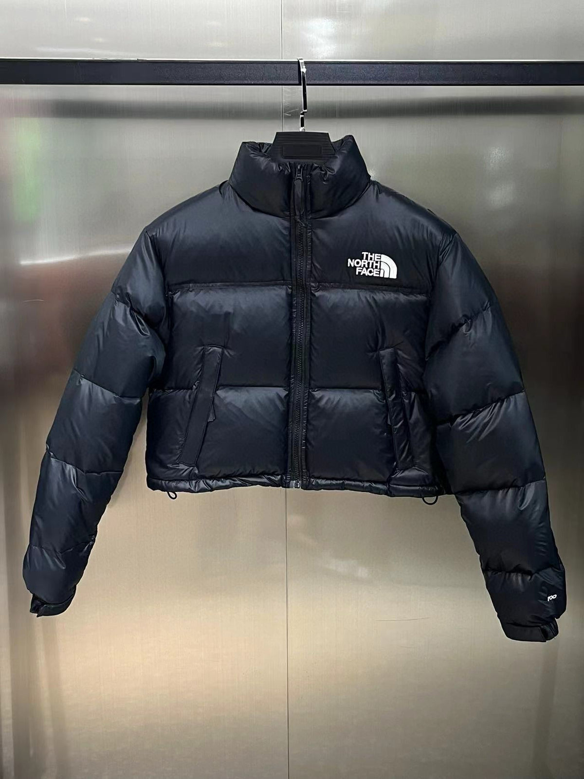 Black and White Puffer Jacket - Men's