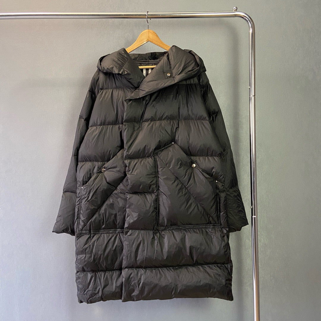 Black Puffer Jacket - Men's