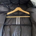 Schwarze Steppjacke – Herren