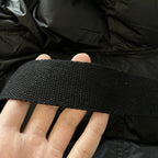 Schwarze Steppjacke – Herren