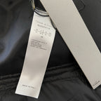 Schwarze Steppjacke – Herren