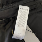 Schwarze Steppjacke – Herren