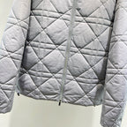 Grey and Silver Puffer Jacket - Men's