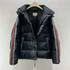 Schwarze Steppjacke – Herren
