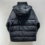 Schwarze Steppjacke – Herren