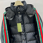 Schwarze Steppjacke – Herren