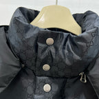 Schwarze Steppjacke – Herren