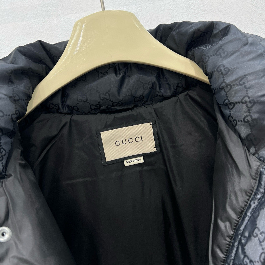 Schwarze Steppjacke – Herren