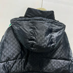 Schwarze Steppjacke – Herren