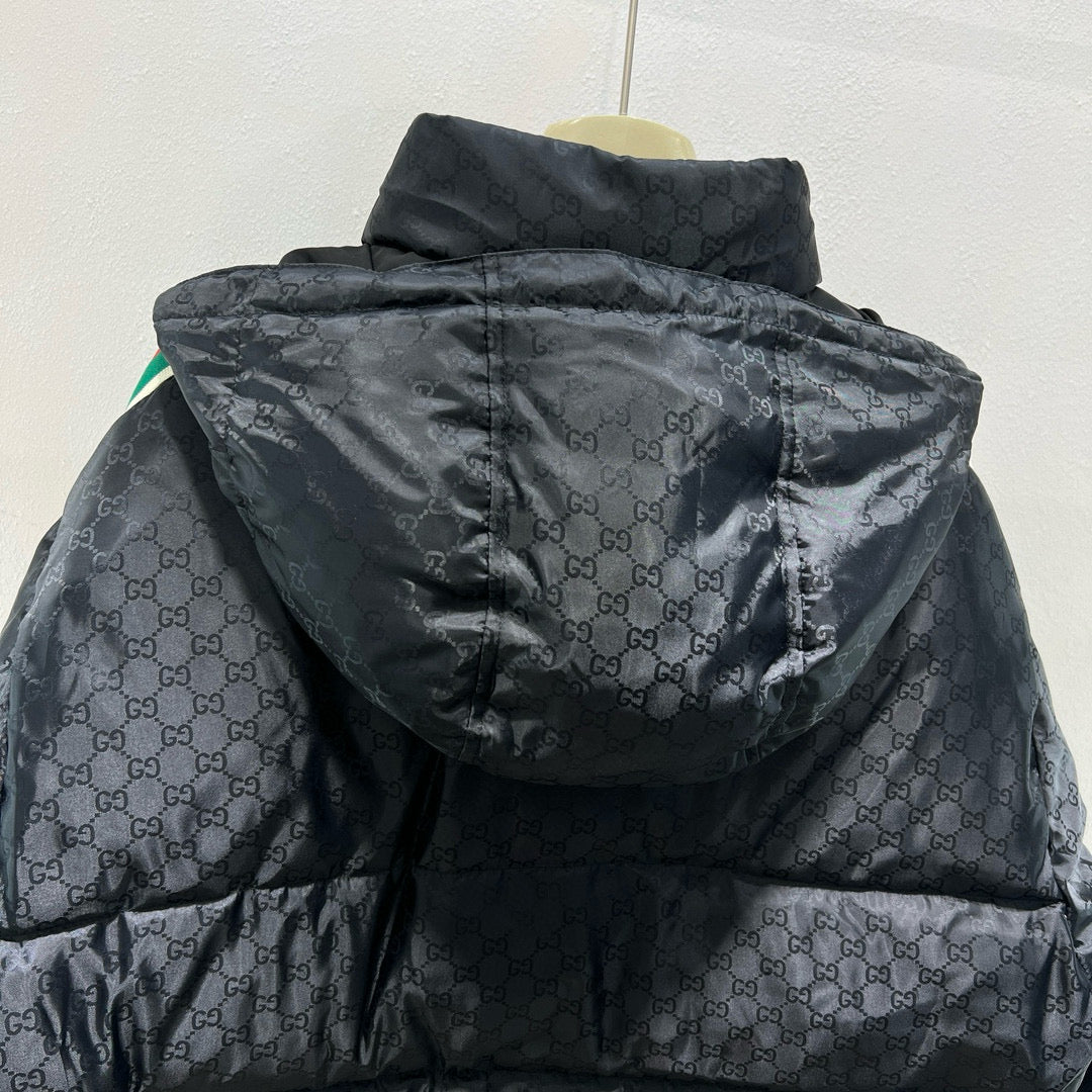 Schwarze Steppjacke – Herren