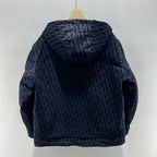 Dark Blue Puffer Jacket - Men's