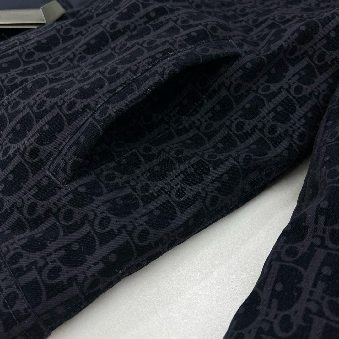 Dark Blue Puffer Jacket - Men's