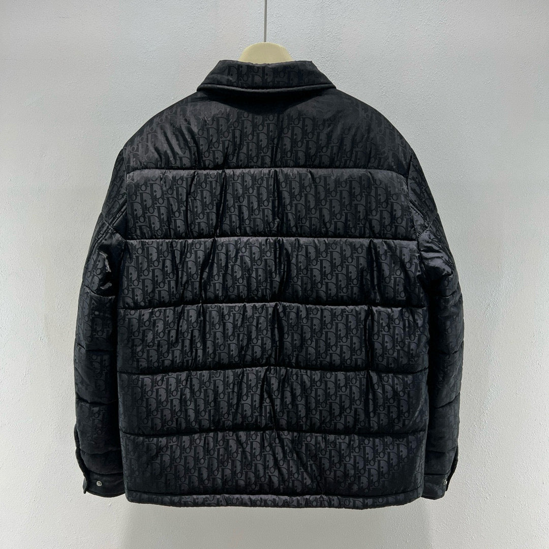 Black Puffer Jacket - Men's