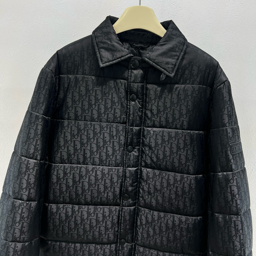 Black Puffer Jacket - Men's