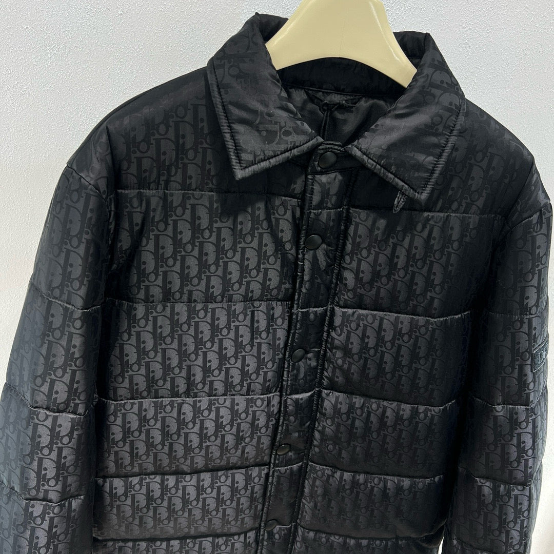 Black Puffer Jacket - Men's