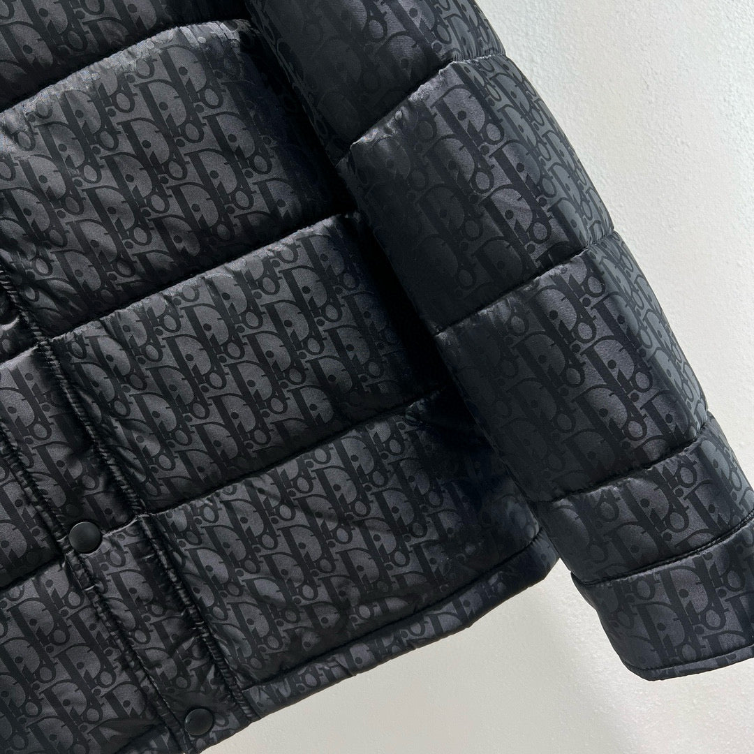 Black Puffer Jacket - Men's