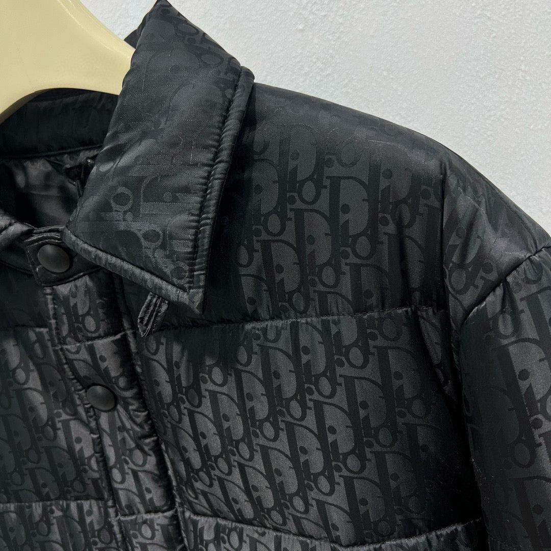 Black Puffer Jacket - Men's