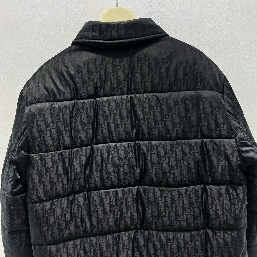 Black Puffer Jacket - Men's