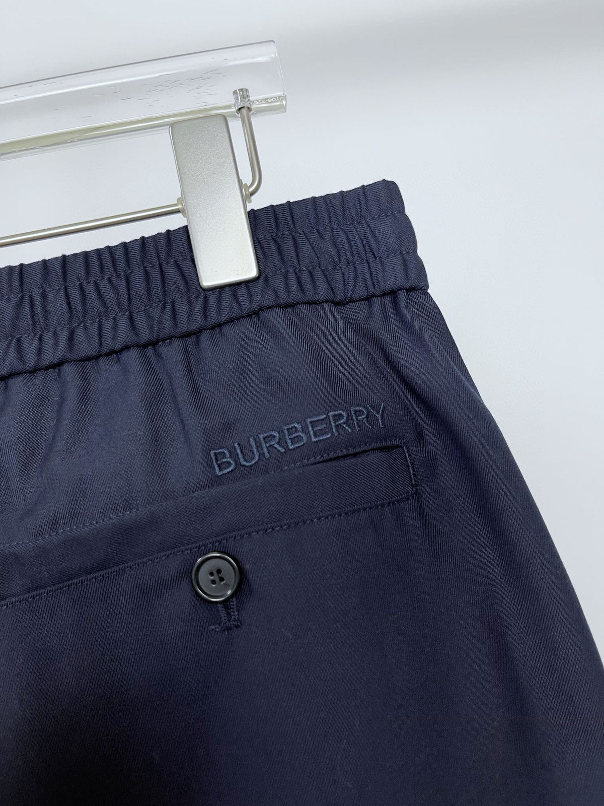 Marineblaue Baumwoll-Cargohose (uni) – Herren
