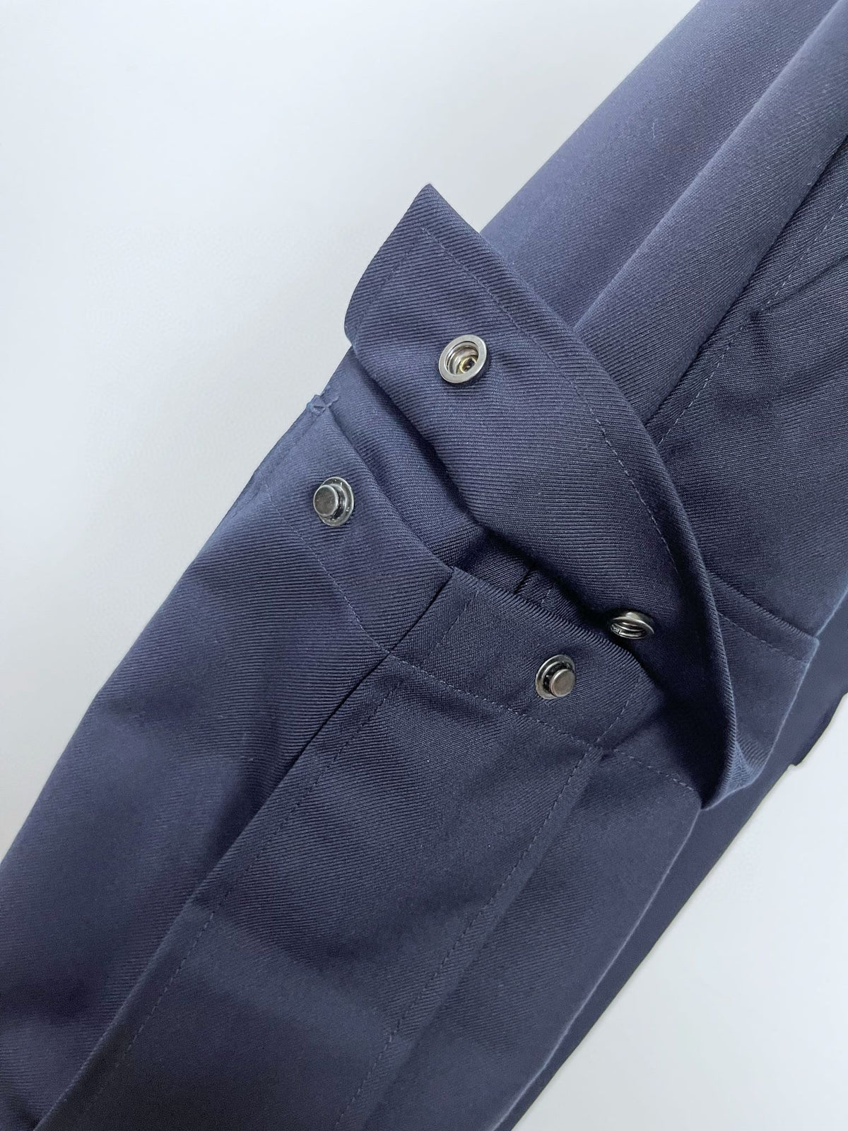 Marineblaue Baumwoll-Cargohose (uni) – Herren