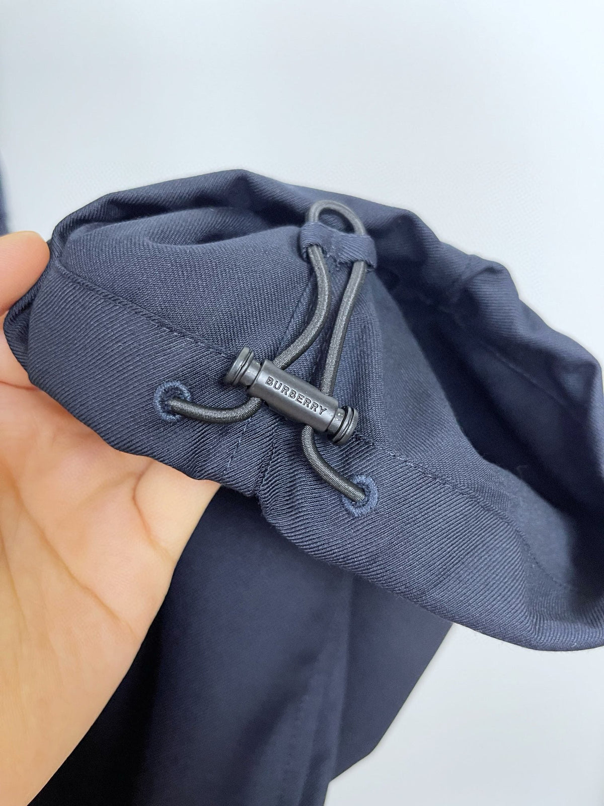 Marineblaue Baumwoll-Cargohose (uni) – Herren