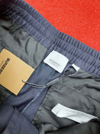Marineblaue Baumwoll-Cargohose (uni) – Herren