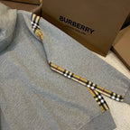 Black Cotton Check Panel Zip-Through - Men's