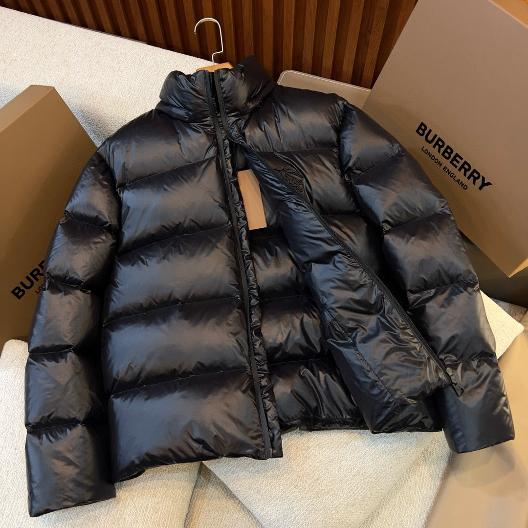 Schwarze Steppjacke – Herren