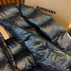 Schwarze Steppjacke – Herren