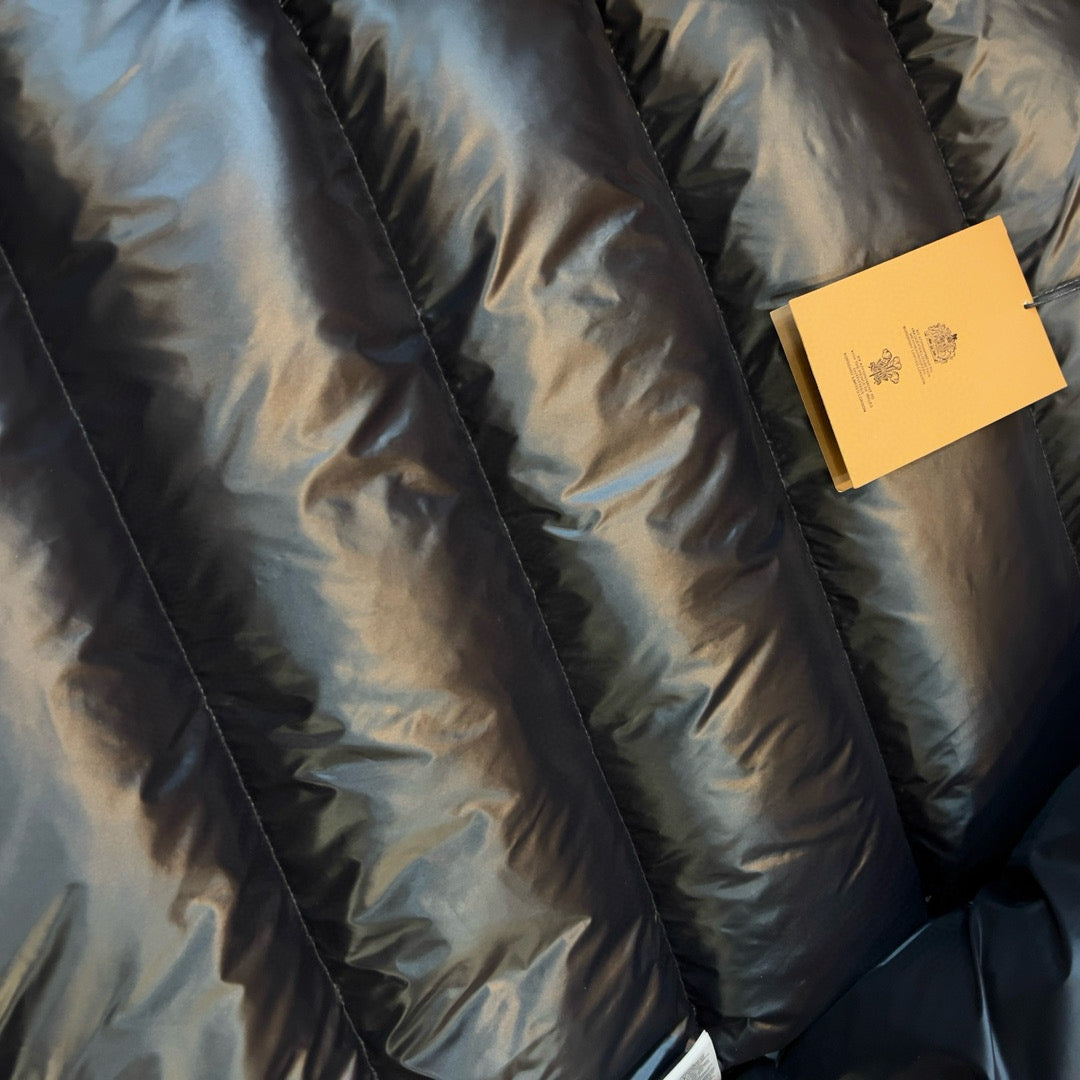 Schwarze Steppjacke – Herren