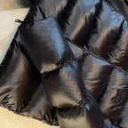 Schwarze Steppjacke – Herren