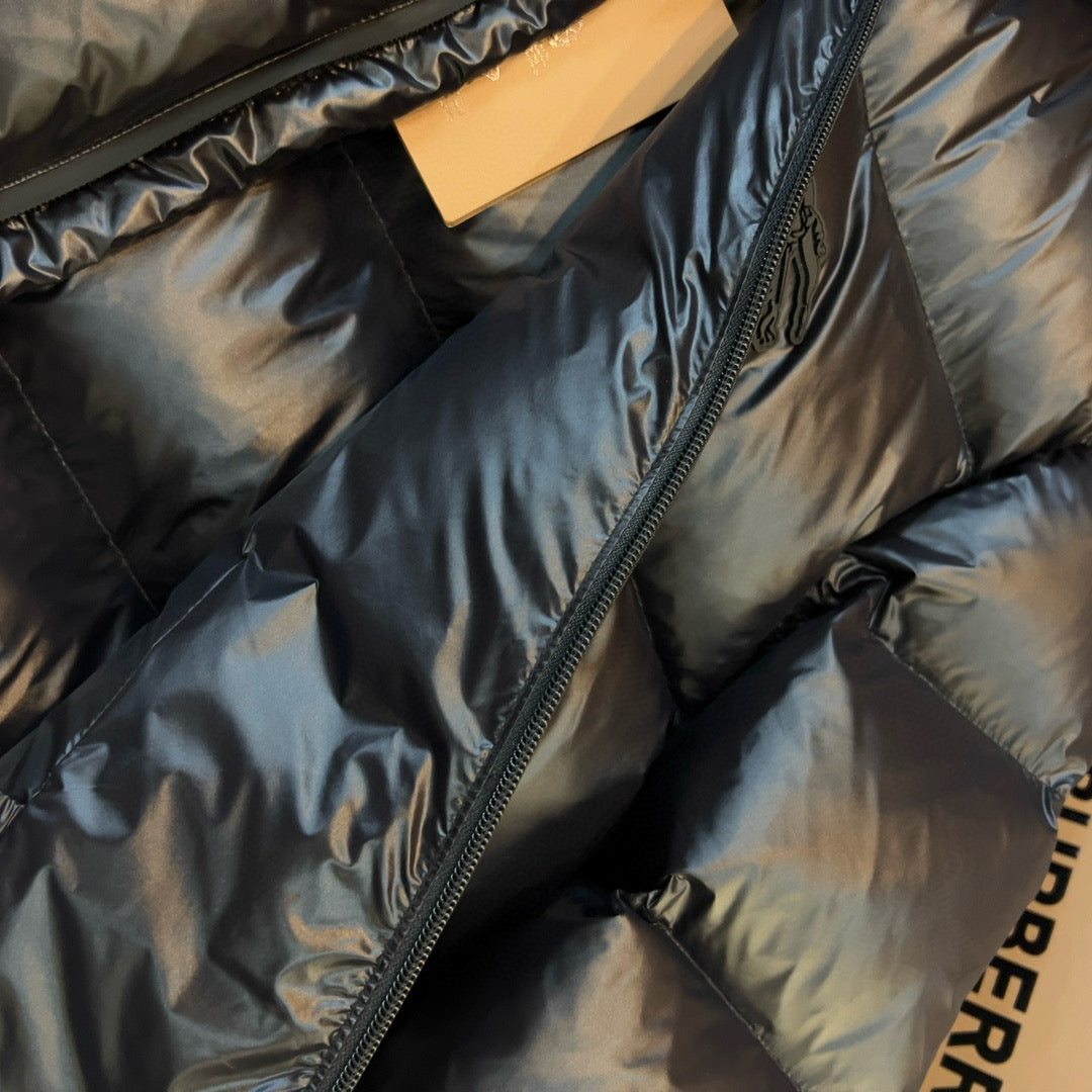 Schwarze Steppjacke – Herren