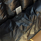 Schwarze Steppjacke – Herren