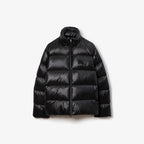 Schwarze Steppjacke – Herren