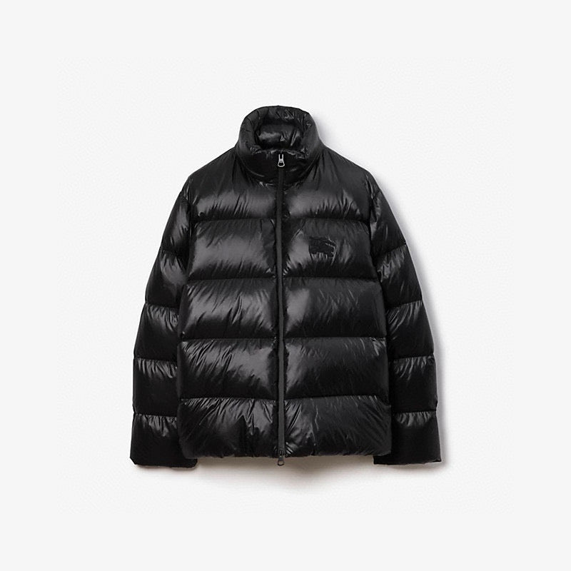 Schwarze Steppjacke – Herren